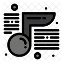 Musiknote Achtelnote Musikton Symbol