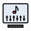 Musik Editor Steuerung Symbol