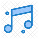 Musiknote Audionote Musikmelodie Symbol