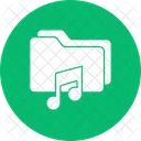 Ordner Musik Datei Icon