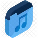 Ordner Musik Daten Icon