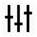 Mischpult Audio Equalizer Symbol