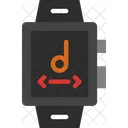 Musiksteuerung Smartwatch App Smartwatch Symbol