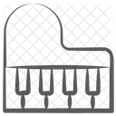 Musiktastatur Klavier Elektrisches Instrument Symbol