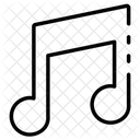 Musikton Musiknote Achtelnote Symbol