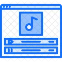 Musique Lecteur Site Web Icon