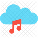 Musique En Ligne Musique Cloud Icône