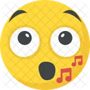 Emoji Musique Smiley Icône