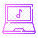 Musique en ligne  Icône