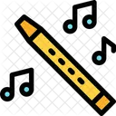 Musique Cours De Musique Flute Icône