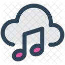 Cloud Informatique Musique Icône