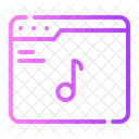 Site de musique  Icône