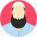 Muslim Beard Man Icon