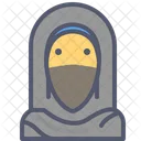 Muslimin Muslimin Weiblich Symbol