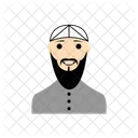 Muslim Man Beard Icon