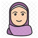 Muslim Arab Woman Icon