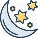 Muslim Moon Islamic Icon