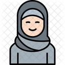 Muslim Woman Hijab Icon