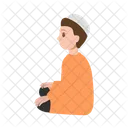 Muslim Boy Ramadan Character Islamic Kid Icon