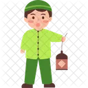 Boy Muslim Islamic Icon