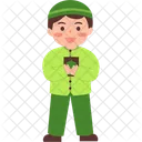 Boy Muslim Islamic Icon