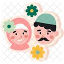 Muslim Couple  Icon