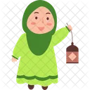 Girl Muslim Islamic Icon