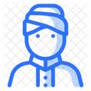 Muslim India Headscarf Icon