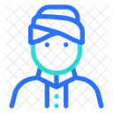 Muslim India Headscarf Icon