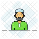 Muslim Man Avatar Icon