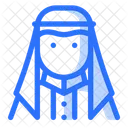 Muslim Man Surban  Icon