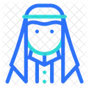 Muslim Man Surban  Icon