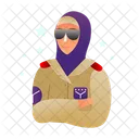 Muslim Police Muslim Hijab Icon