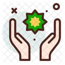 Muslim Praying Hand Praying Hand Islamic Star Icon