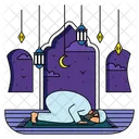 Muslim praying  アイコン