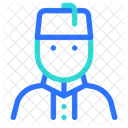 Muslim Turkish Kopyah  Icon