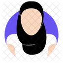 이슬람 여자 이슬람 여자 아랍 여자 아이콘