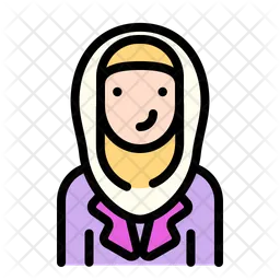 Muslim Woman  Icon