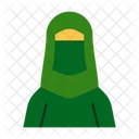 Muslim Woman Ramadan Hijab Icon