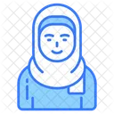 Muslim Islamic Woman Icon