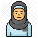 Muslim Islamic Woman Icon