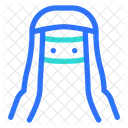 Muslim Woman Burqa  Icon