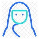 Muslim Woman Chador  Icon