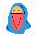 Muslim Woman Muslim Girl Veil Icon