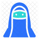 Muslim Woman Niqab  Icon