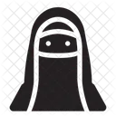 Muslim Woman Niqab  Icon