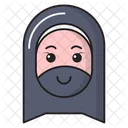 Women Muslim Girl Icon