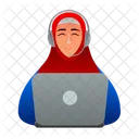 Muslim Worker Muslim Hijab Symbol