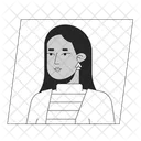 Muslim young woman  アイコン