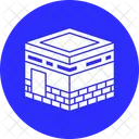 Muslimische Anbetung Kibla Kaaba Symbol
